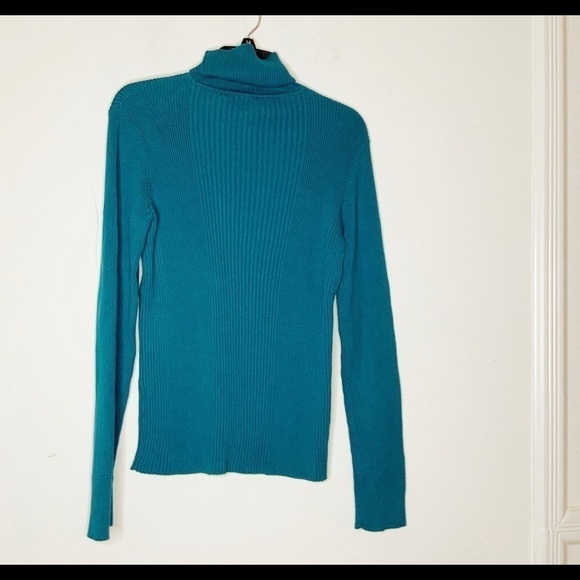 𝅺jones NEW YORK Sport turtle neck top. SZ L - Picture 4 of 7